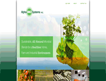 Tablet Screenshot of alphabiosystems.com